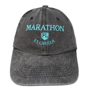 Marathon Florida Slideback Baseball Cap Gray One Size Adjustable Sunkiss Kap